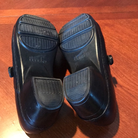 Dansko black leather clogs shoes size 38 - Picture 10 of 15